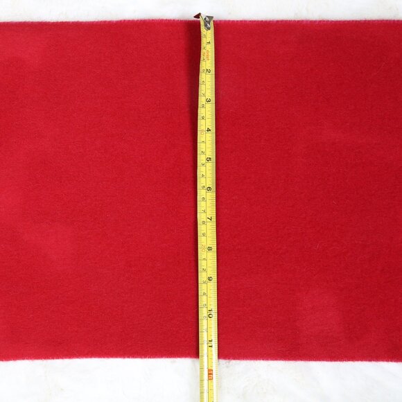 SAKS FIFTH AVENUE Fringed Cashmere/Wool Blend Wrap Around Scarf - Picture 6 of 7